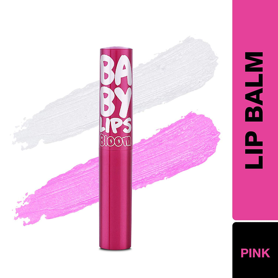 Maybelline New York Baby Lips Color Changing Lip Balm, Pink Bloom, 1.7g