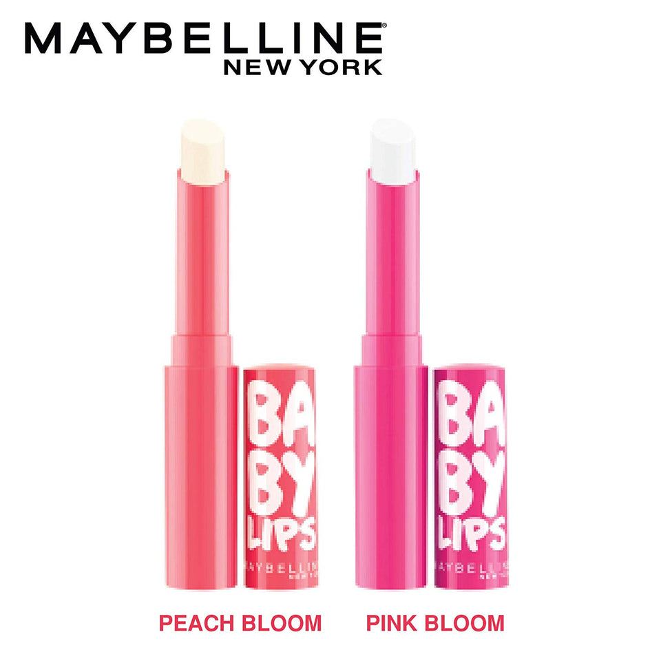 Maybelline New York Baby Lips Color Changing Lip Balm, Pink Bloom, 1.7g