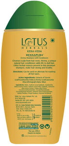 Lotus Herbals Kera-Veda Hennapura Henna Shampoo with Conditioner 200ml