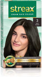 Streax Darkest Brown Hair Colour No.3, 50ml