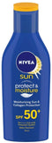 NIVEA Sunscreen Lotion, Sun Protect and Moisture (SPF 50), 75ml