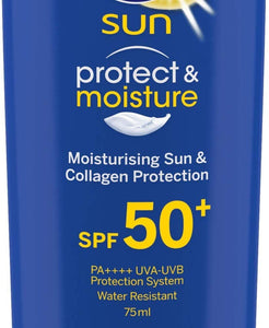 NIVEA Sunscreen Lotion, Sun Protect and Moisture (SPF 50), 75ml