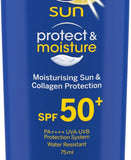 NIVEA Sunscreen Lotion, Sun Protect and Moisture (SPF 50), 75ml