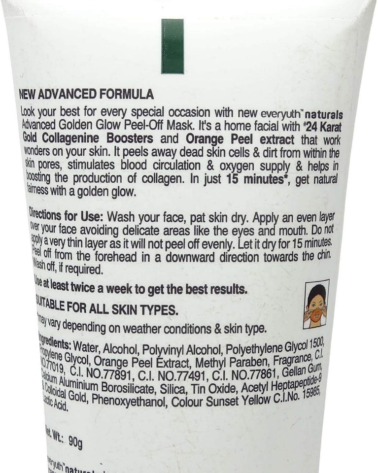 Everyuth Natural Advanced Golden Glow Peel Off Mask Instant Glow Skin 90gm