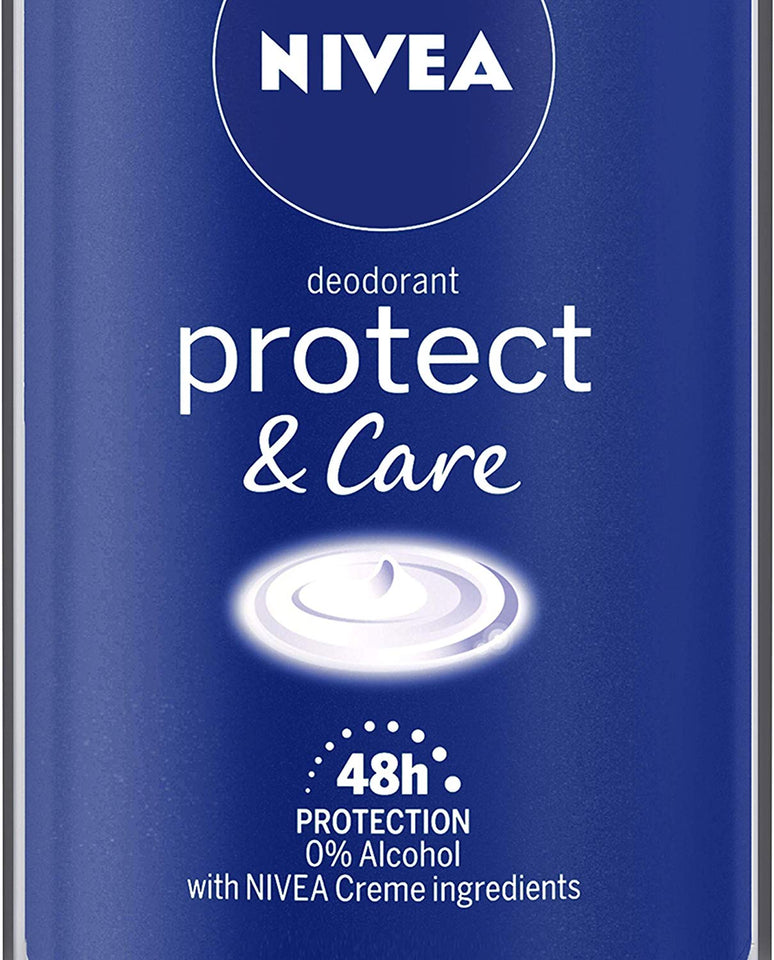 NIVEA Roll-on Deodorant, Protect and Care, 50ml