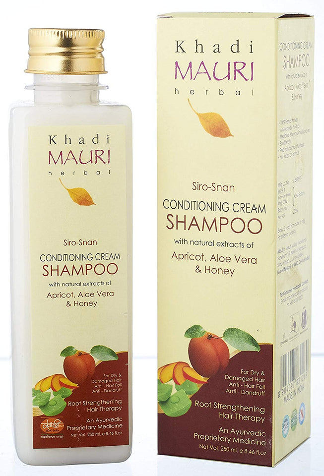 Khadi Mauri Herbal Conditioning Cream Shampoo, 250ml
