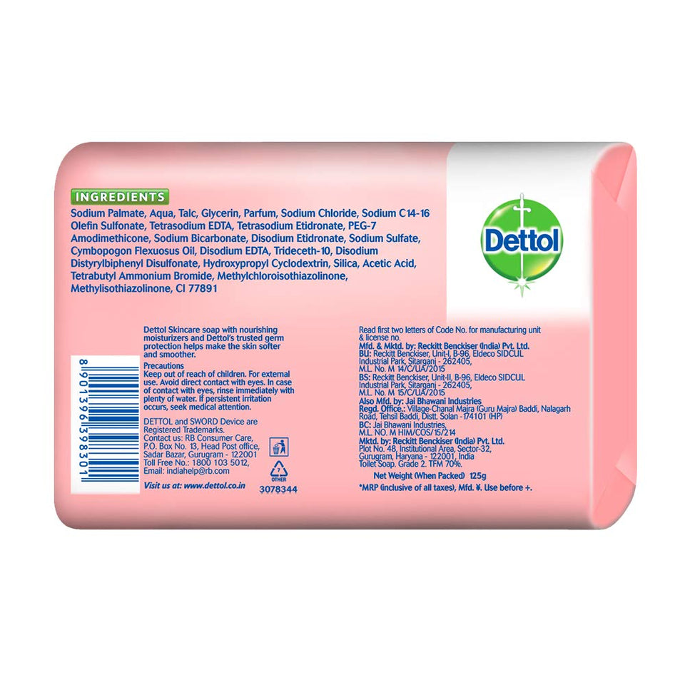 Dettol Soap, Skincare - 125gm