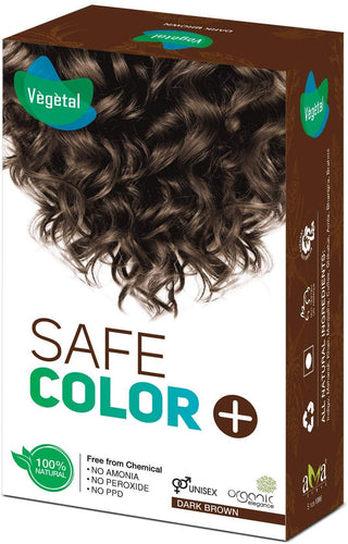 Vegetal Safe Color, Dark Brown, 50g