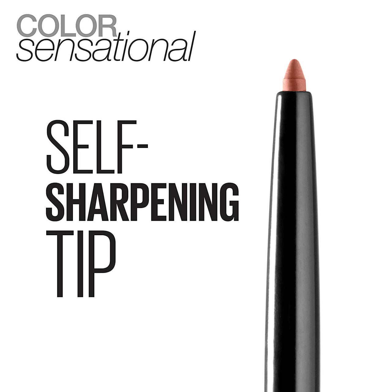 Maybelline New York Makeup Color Sensational Shaping Lip Liner, Very Cherry, Red Lip Liner, 0.01 oz