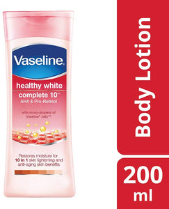 Vaseline Healthy White Complete 10 AHA and Pro Retinol, 200 ml