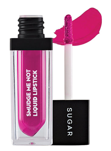 SUGAR Cosmetics Smudge Me Not Liquid Lipstick 07 Rethink Pink (Fuchsia), 4.5 ml