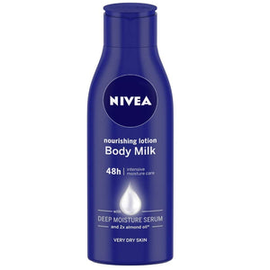 NIVEA Nourishing Lotion, Body Milk, 2X Almond Oil, 120ml