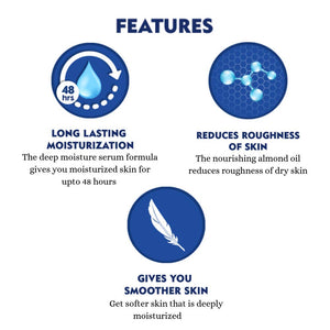 NIVEA Nourishing Lotion, Body Milk, 2X Almond Oil, 120ml