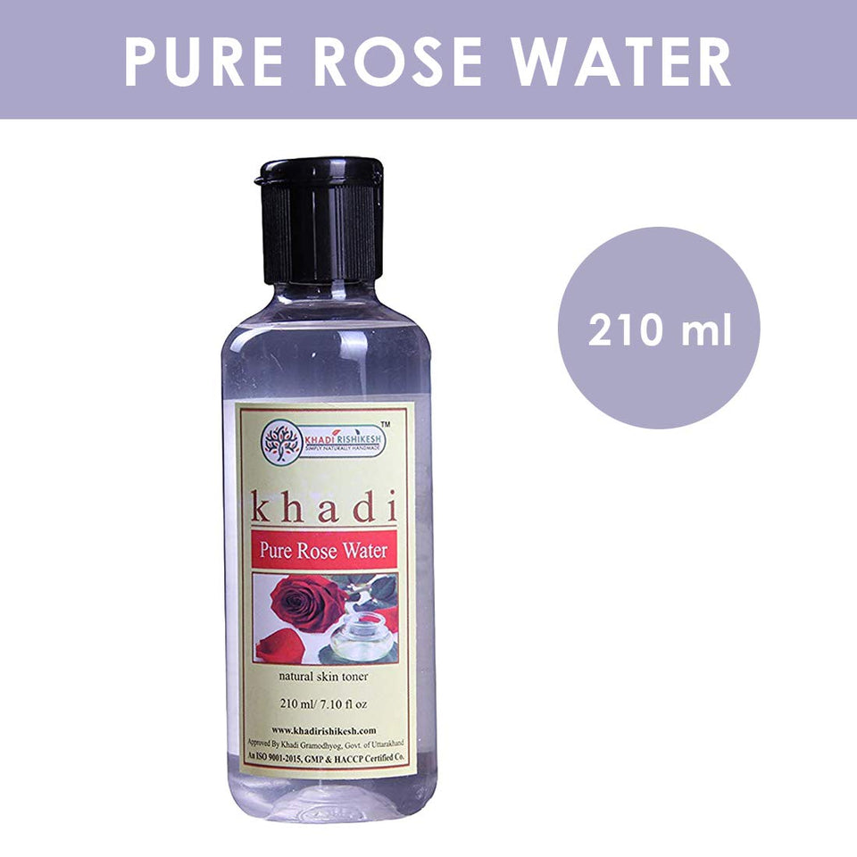 Khadi Rishikesh Herbal Rose Water - 210Ml