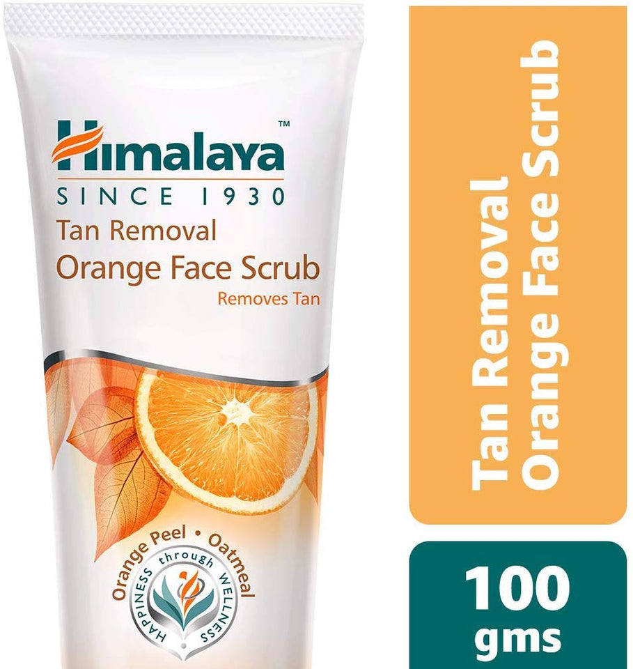 Himalaya Tan Removal Orange Face Scrub, 100g