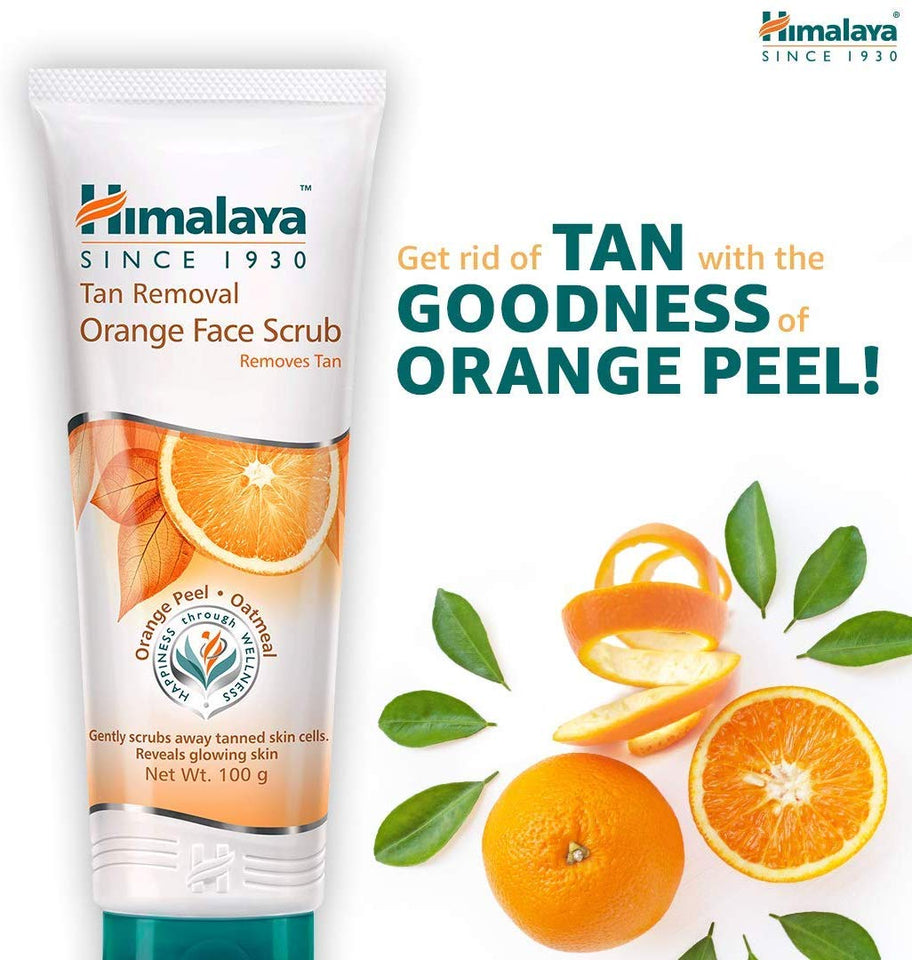 Himalaya Tan Removal Orange Face Scrub, 100g