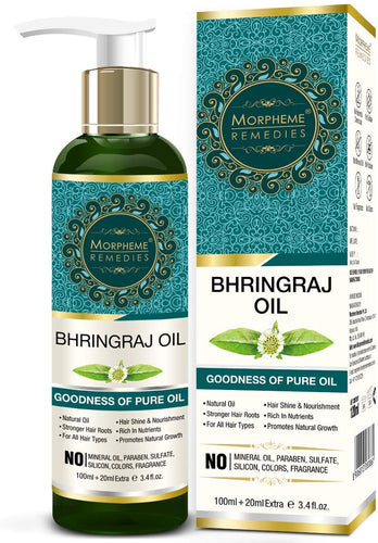 Morpheme Remedies Pure Bhringraj Oil (No Mineral Oil), 120ml