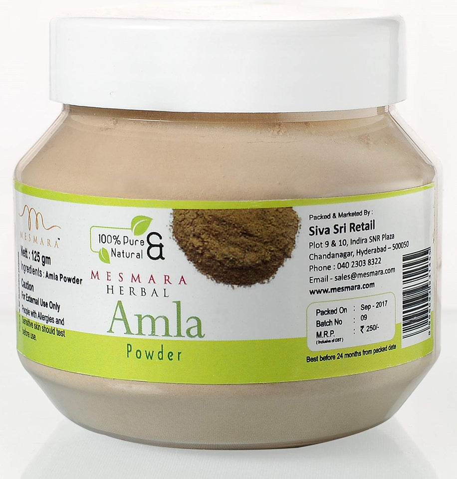 Mesmara Herbal Amla Powder, 125g