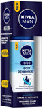 Nivea Men Duo Body Deodorizers, Active Fresh, Gas Free Deodorant100ml