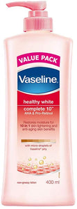 Vaseline Healthy White Complete 10 Body Lotion, 400 ml