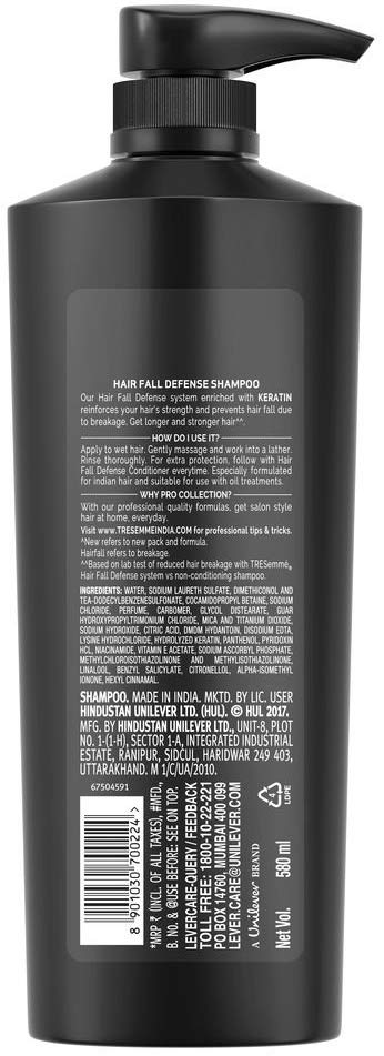 TRESemme Hair Fall Defense Shampoo, 580ml