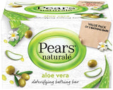 Pears Naturalé Aloe Vera Detoxifying Soap Bar, 125 g (Pack of 3)