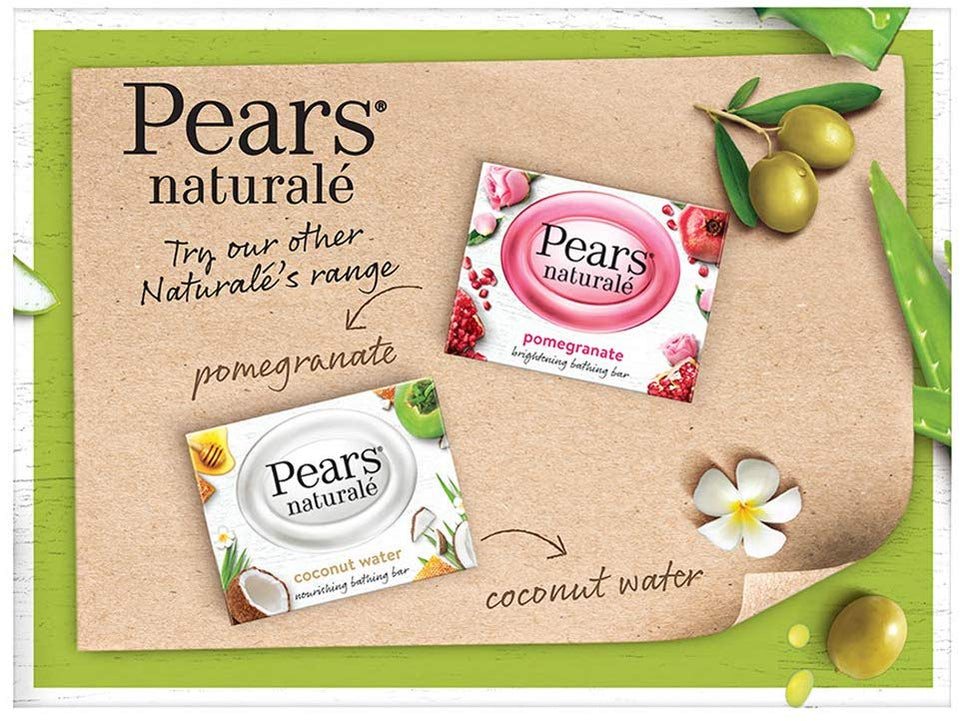 Pears Naturalé Aloe Vera Detoxifying Soap Bar, 125 g (Pack of 3)