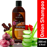 Newish Red Onion Shampoo For Hair Growth and Hairfall Control (Sls & Paraben Free) For Men and Women, 200 ml