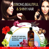 Newish Red Onion Shampoo For Hair Growth and Hairfall Control (Sls & Paraben Free) For Men and Women, 200 ml