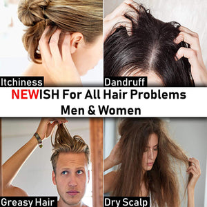 Newish Red Onion Shampoo For Hair Growth and Hairfall Control (Sls & Paraben Free) For Men and Women, 200 ml