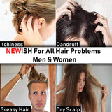 Newish Red Onion Shampoo For Hair Growth and Hairfall Control (Sls & Paraben Free) For Men and Women, 200 ml