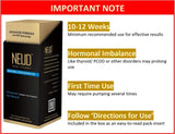 NEUD Natural Hair Inhibitor for Permanent Reduction of Unwanted Body and Facial Hair in Men and Women - 80gm pack of 1
