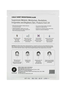 SUGAR Cosmetics Cheat Sheet Brightening Mask