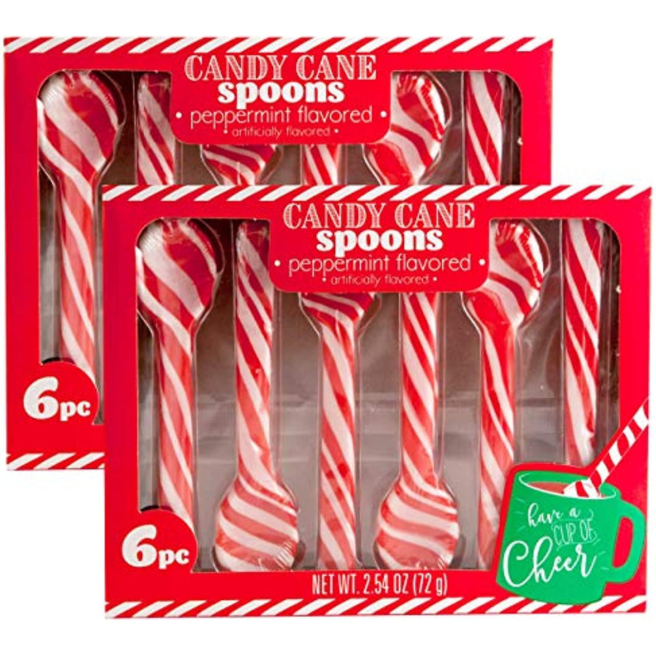 Candy Cane Peppermint Spoons, 2.54 Ounce (Pack Of 2) - Set Of 10