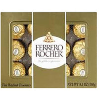 Ferrero Rocher Fine Hazelnut Chocolate 5.3Oz