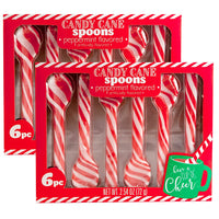 Candy Cane Peppermint Spoons, a few broken - Bulk Discounts, Individually Sealed